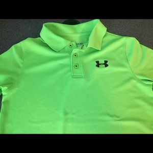 Boys Under Armour golf polo shirt